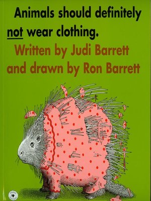 Animals Should Definitely Not Wear Clothing - Audiobook